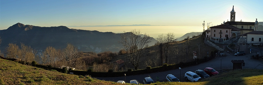 Cresta Canto Alto-Prati Parini vista da S. Antonio Abb. - 14genn22